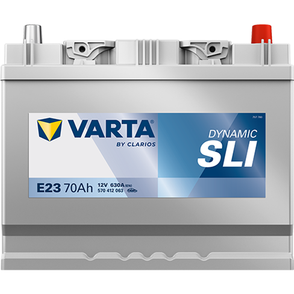 Varta Dynamic SLI E23 / 570 412 063 accu (12V, 70Ah, 630A)  AVA00270 - 3