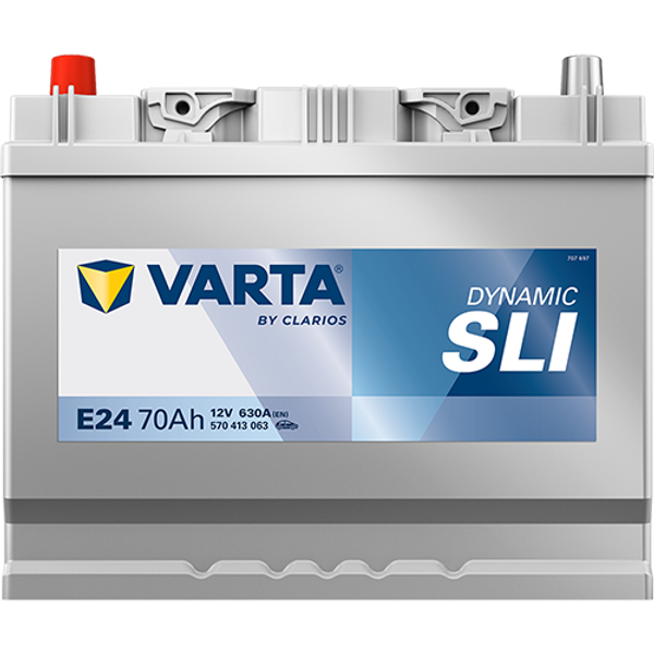 Varta Dynamic SLI E24 / 570 413 063 accu (12V, 70Ah, 630A)  AVA00276 - 3