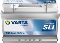 Varta Dynamic SLI E38 / 574 402 075 (12V, 74Ah, 750A)  AVA00589