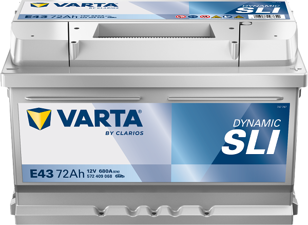 Varta Dynamic SLI E43 / 572 409 068 accu (12V, 72Ah, 680A)  AVA00264 - 1