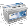 Varta Dynamic SLI E43 / 572 409 068 accu (12V, 72Ah, 680A)  AVA00264 - 2