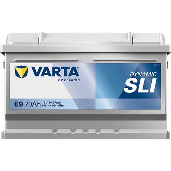 Varta Dynamic SLI E9 / 570 144 064 (12V, 70Ah, 640A)   AVA00596 - 3