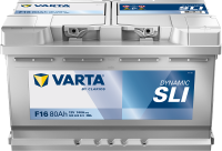 Varta Dynamic SLI F16 / 580 500 074 accu (12V, 80Ah, 740A)  AVA00279