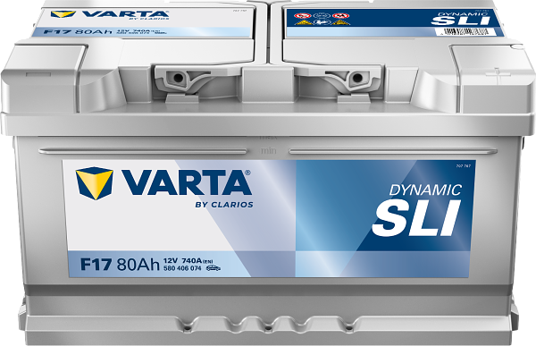 Varta Dynamic SLI F17 / 580 406 074 accu (12V, 80Ah, 740A)  AVA00271 - 1