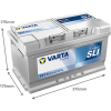 Varta Dynamic SLI F17 / 580 406 074 accu (12V, 80Ah, 740A)  AVA00271 - 2