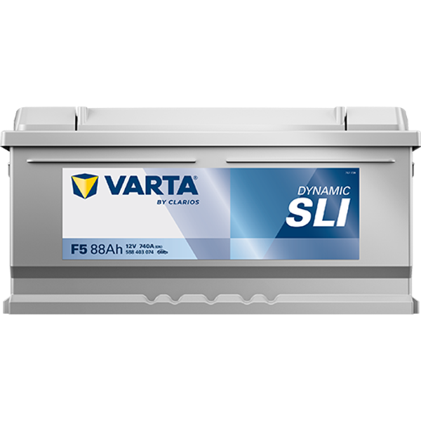 Varta Dynamic SLI F5 / 588 403 074 accu (12V, 88Ah, 740A) AVA00282 - 3