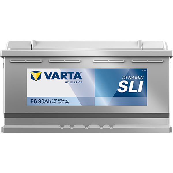 Varta Dynamic SLI F6 / 590 122 072 accu (12V, 90Ah, 720A)  AVA00285 - 3
