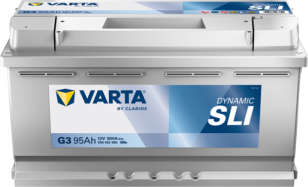 Varta Dynamic SLI G3 / 595 402 080 accu (12V. 95Ah, 800A)  AVA00265 - 1