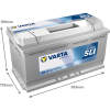 Varta Dynamic SLI G3 / 595 402 080 accu (12V. 95Ah, 800A)  AVA00265 - 2
