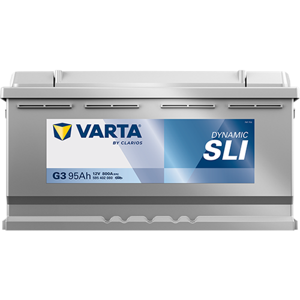 Varta Dynamic SLI G3 / 595 402 080 accu (12V. 95Ah, 800A)  AVA00265 - 3