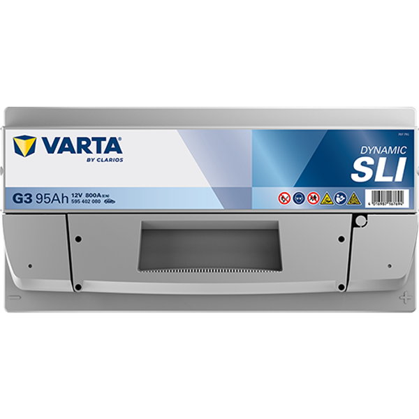 Varta Dynamic SLI G3 / 595 402 080 accu (12V. 95Ah, 800A)  AVA00265 - 4