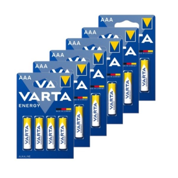 Varta Energy AAA / MN2400 / LR03 Alkaline Batterij 24 stuks  AVA00179 - 1