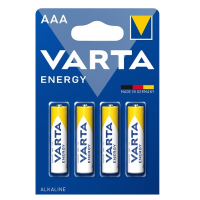 Varta Energy AAA / MN2400 / LR03 Alkaline Batterij (4 stuks, 1220 mAh)  AVA00460