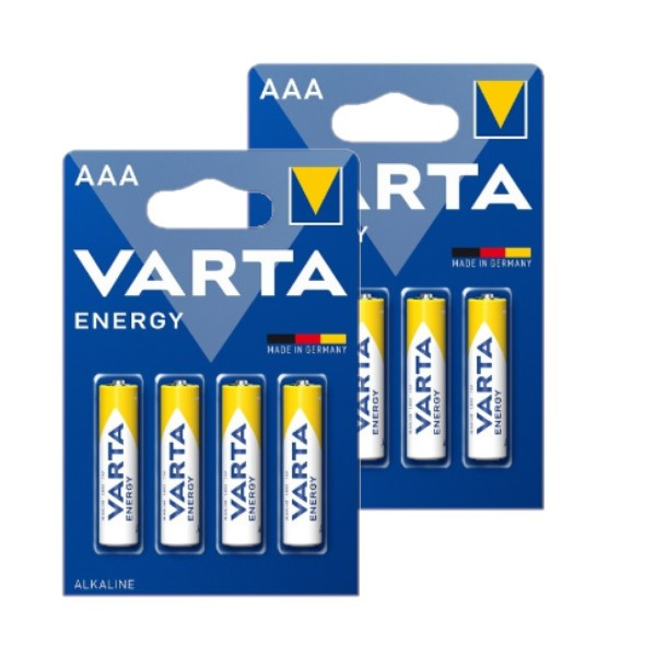 Varta Energy AAA / MN2400 / LR03 Alkaline Batterij 8 stuks  AVA00167 - 1