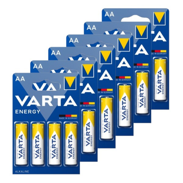 Varta Energy AA / MN1500 / LR06 Alkaline Batterij 24 stuks  AVA00183 - 1