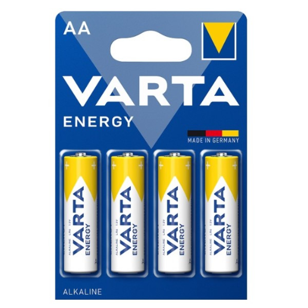 Varta Energy AA / MN1500 / LR06 Alkaline Batterij 4 stuks  AVA00510 - 