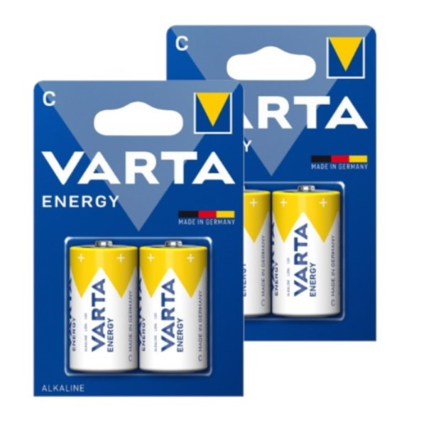 Varta Energy LR14 / C Alkaline Batterij 4 stuks  AVA00517 - 1