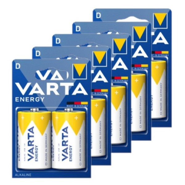Varta Energy LR20 / D Alkaline Batterij 10 stuks  AVA00462 - 1