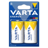 Varta Energy LR20 / D Alkaline Batterij (2 stuks)  AVA00452