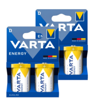 Varta Energy LR20 / D Alkaline Batterij 4 stuks AVA00478