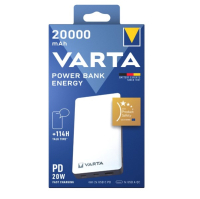 Varta Energy Powerbank geschikt voor USB-C (3.7 V, 20000 mAh) AVA00324