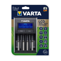 Varta LCD Dual Tech Batterij Oplader voor Ni-Mh / Li-ion batterijen  AVA00286