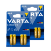 Varta Longlife AAA / MN2400 / LR03 Alkaline Batterij 8 stuks