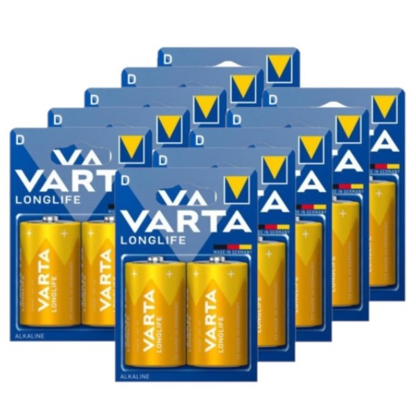 Varta Longlife LR20 / D Alkaline Batterij 20 stuks  AVA00519 - 1