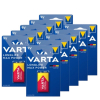Varta Longlife Max Power 9V / 6LR61 / E-Block Alkaline Batterij 10 stuks