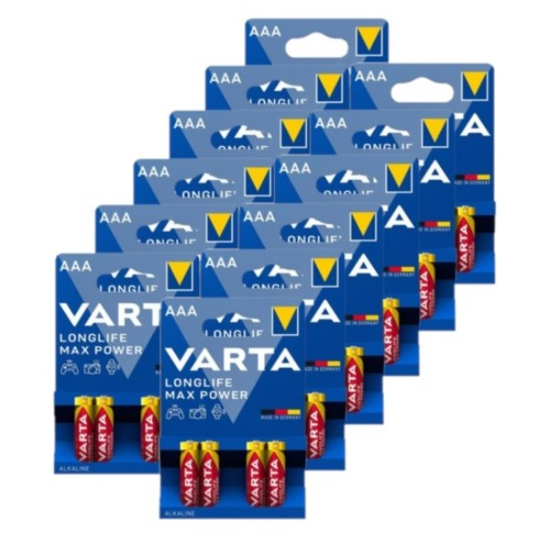 Varta Longlife Max Power AAA / MN2400 / LR03 Alkaline Batterij 48 stuks  AVA00520 - 1