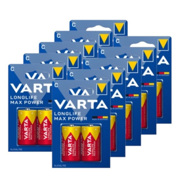 Varta Longlife Max Power LR14 / C Alkaline Batterij 20 stuks  AVA00483 - 1