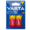 Varta Longlife Max Power LR14 / C Alkaline Batterij 2 stuks  AVA00486 - 1