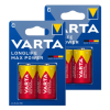 Varta Longlife Max Power LR14 / C Alkaline Batterij 4 stuks