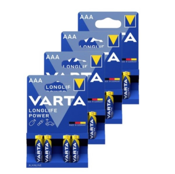 Varta Longlife Power AAA / MN2400 / LR03 Alkaline Batterij 16 stuks  AVA00494 - 1