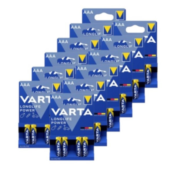 Varta Longlife Power AAA / MN2400 / LR03 Alkaline Batterij 48 stuks  AVA00463 - 1