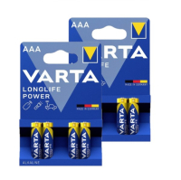 Bestel 8 stuks AAA / LR03 batterijen
