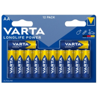 Varta Longlife Power AA / MN1500 / LR06 Alkaline Batterij (12 stuks)  AVA00188