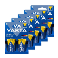 Varta Longlife Power LR20 / D Alkaline Batterij 10 stuks AVA00468