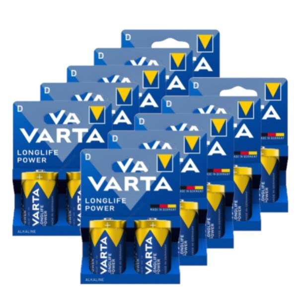 Varta Longlife Power LR20 / D Alkaline Batterij 20 stuks AVA00464 - 1