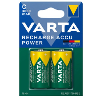 Varta Oplaadbare C / HR14 Ni-Mh Batterijen (2 stuks, 3000 mAh)  AVA00138