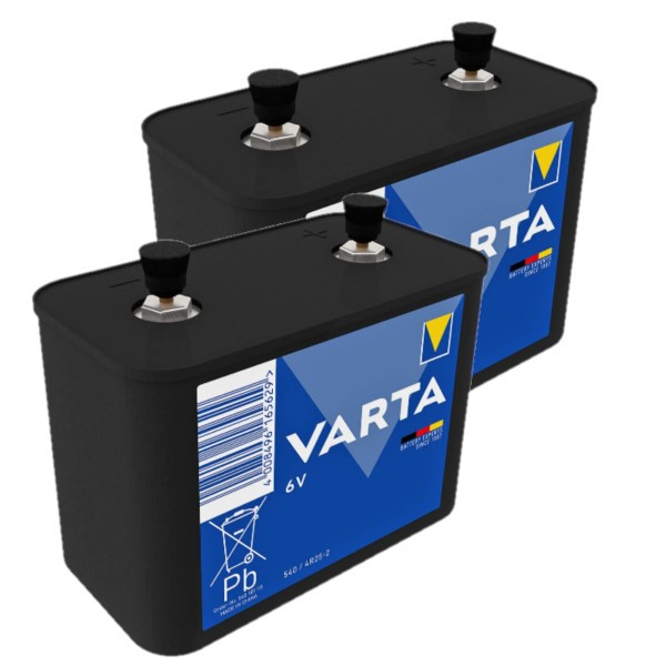 Varta Power Zink-kool 4R25-2 / 540 / 540101111 batterijen (6V, 17Ah, 2 stuks)  AVA00652 - 1