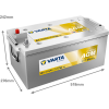 Varta ProMotive AGM A1 / 710 901 120 accu (12V, 210Ah, 1200A) AVA00728 - 2