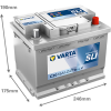 Varta ProMotive SLI C20 / 555 064 042 accu (12V, 55Ah, 420A) AVA00710 - 2