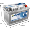 Varta ProMotive SLI D33 / 566 047 051 accu (12V, 66Ah, 510A) AVA00711 - 2