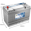 Varta ProMotive SLI H17 / 605 102 080 accu (12V, 105Ah, 800A) AVA00714 - 2