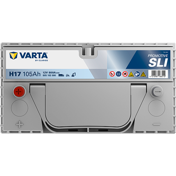 Varta ProMotive SLI H17 / 605 102 080 accu (12V, 105Ah, 800A) AVA00714 - 4