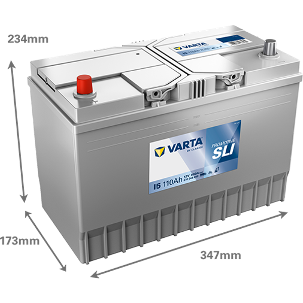 Varta ProMotive SLI I5 / 610 048 068 accu (12V, 110Ah, 680A)  AVA00294 - 2