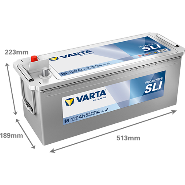 Varta ProMotive SLI I8 / 620 045 068 accu (12V, 120Ah, 680A)  AVA00288 - 2