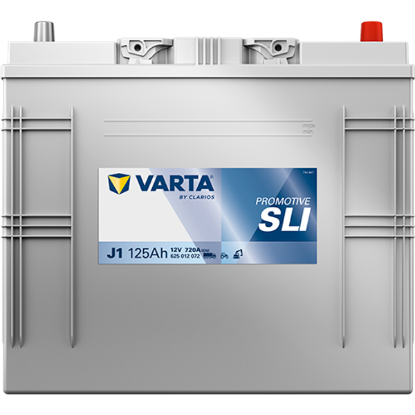 Varta ProMotive SLI J1 / 625 012 072 accu (12V, 125Ah, 720A)  AVA00300 - 1