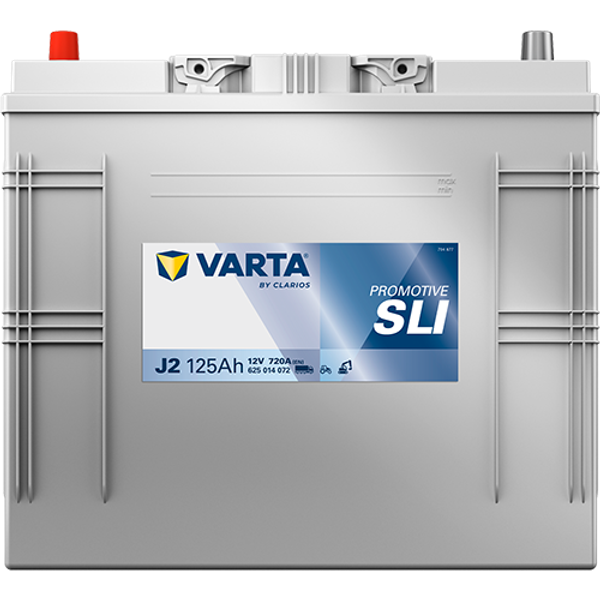 Varta ProMotive SLI J2 / 625 014 072 accu (12V, 125 Ah, 720A)  AVA00297 - 1